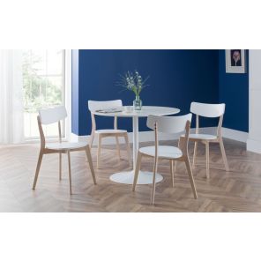 Blanco White Casa Dining Set