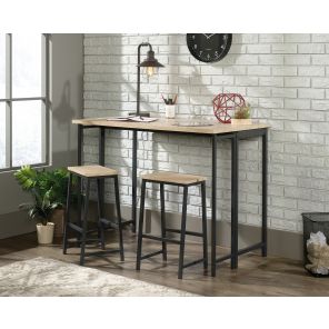 Industrial Style High Work Table with Flip Extension