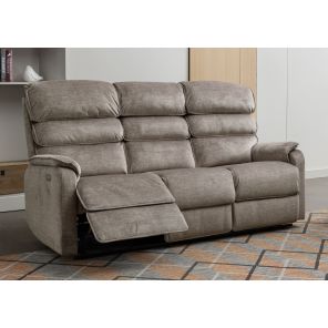 Savoy Electric Taupe 3 Seater Sofa