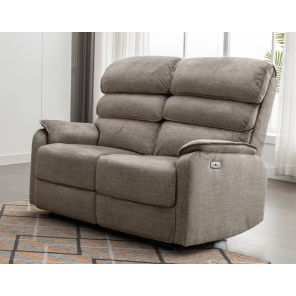 Savoy Electric Taupe 2 Seater Sofa