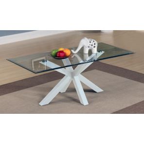 Langley High Gloss White Coffee Table