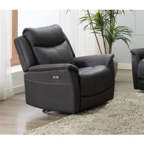 Arizona Slate Electric Recliner Armchair