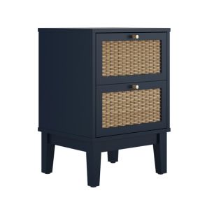 Bordeaux Blue Bedside Cabinet