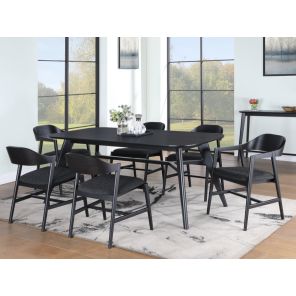 Carrington Black Dining Set 