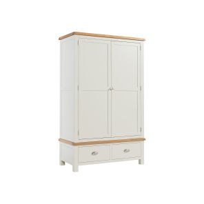 Lundy Double Wardrobe with 2 Drawers