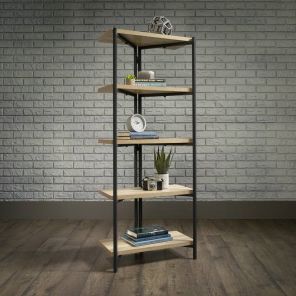 Industrial Style 4 Shelf Bookcase