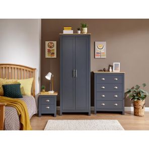 Lancaster Slate Blue Bedroom Set