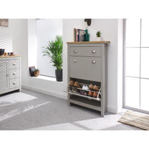 Lancaster Grey Shoe Cabinet