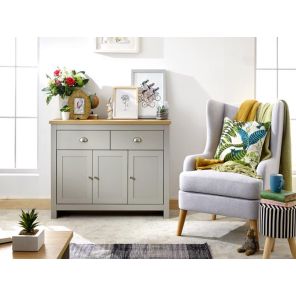 Lancaster Grey Large Sideboard
