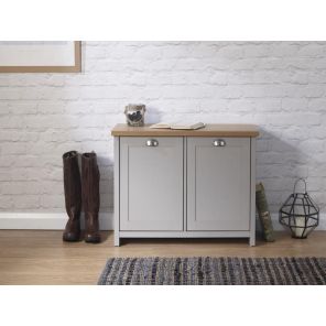 Lancaster Grey Shoe Storage