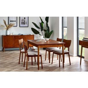 Lowry Cherry Ash Extending Dining Set 