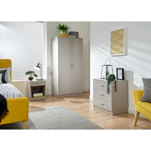 Panama Classic 3 Piece Bedroom Set in Grey