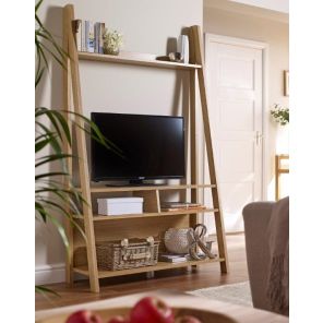 Tiva Oak TV Entertainment Unit
