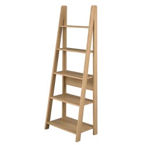 Tiva Oak Ladder Bookcase