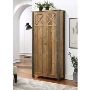 Urban Elegance Reclaimed Living Room Storage Cabinet