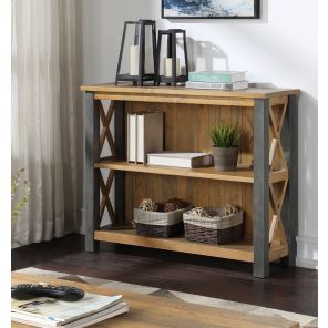 Urban Elegance Reclaimed Low Bookcase