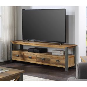 Urban Elegance Reclaimed Extra Large Widescreen TV unit