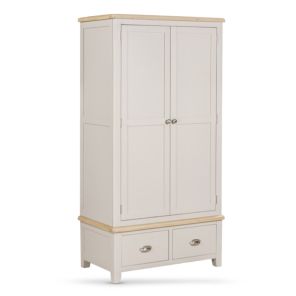 Windermere Painted Double Wardrobe with 2 Drawers 