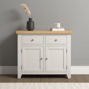 Windsor Ivory and Oak 2 Door 2 Drawer Sideboard