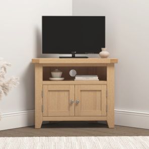 Windsor Natural Oak Corner TV Unit