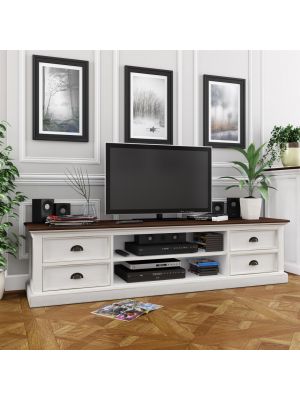 Halifax Accent TV unit with 4 Drawers