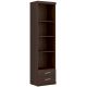 Imperial Tall 2 Drawer Narrow Cabinet with Open Shelving