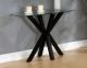 Langley High Gloss Black Console Table