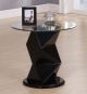Rowley High Gloss Black Lamp Table