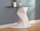 Rowley High Gloss White Console Table