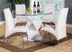 Rowley High Gloss White Dining Set