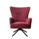 Regal Buick Armchair in Chenille Berry